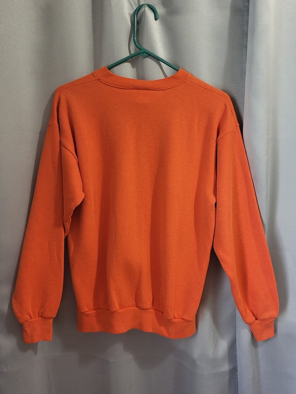 Vintage 80s Peanuts Snoopy Woodstock Halloween Sweatshirt Unisex Sz L Orange USA - Picture 5 of 16